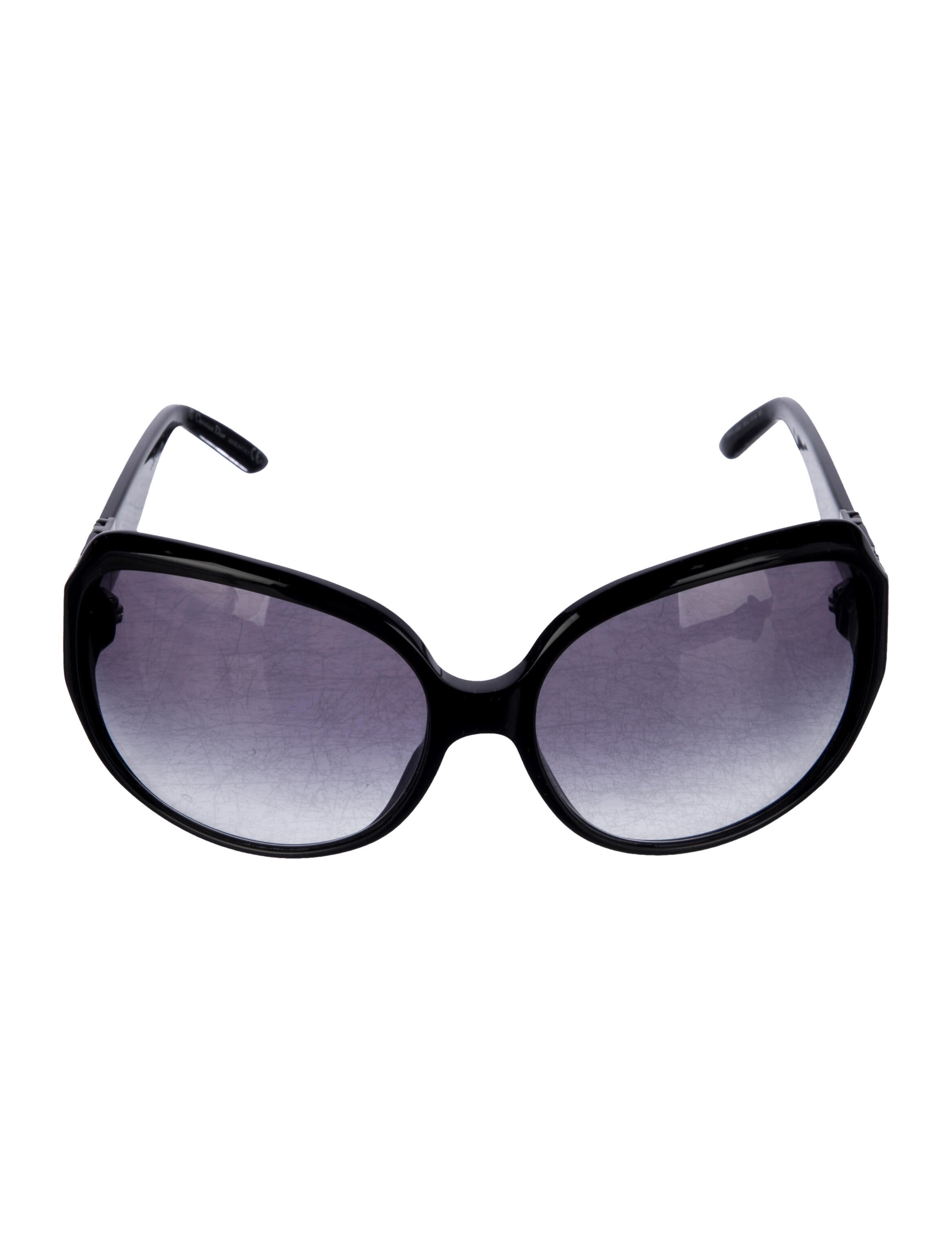 Christian Dior Cannage Pattern Oversize Sunglasses