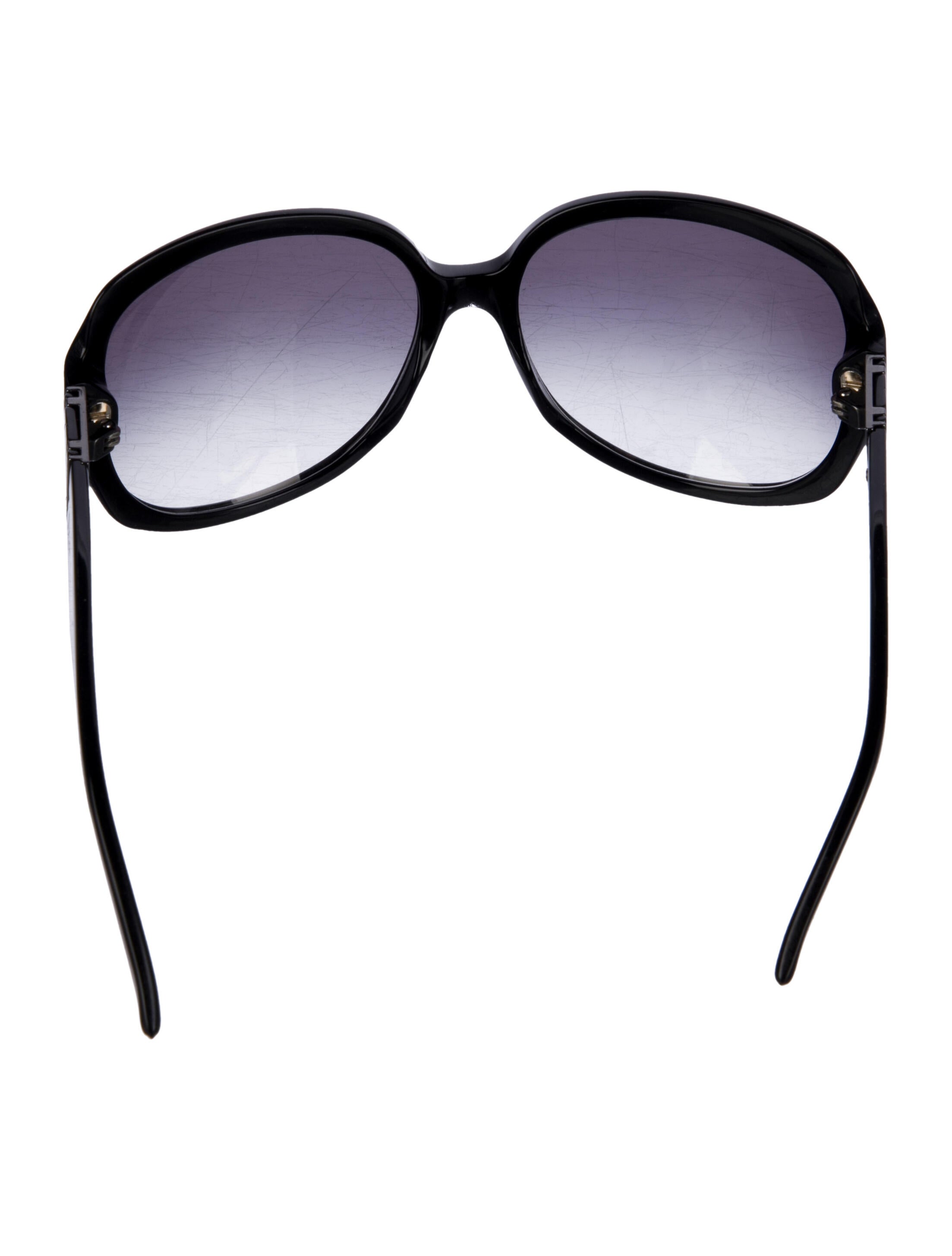 Christian Dior Cannage Pattern Oversize Sunglasses