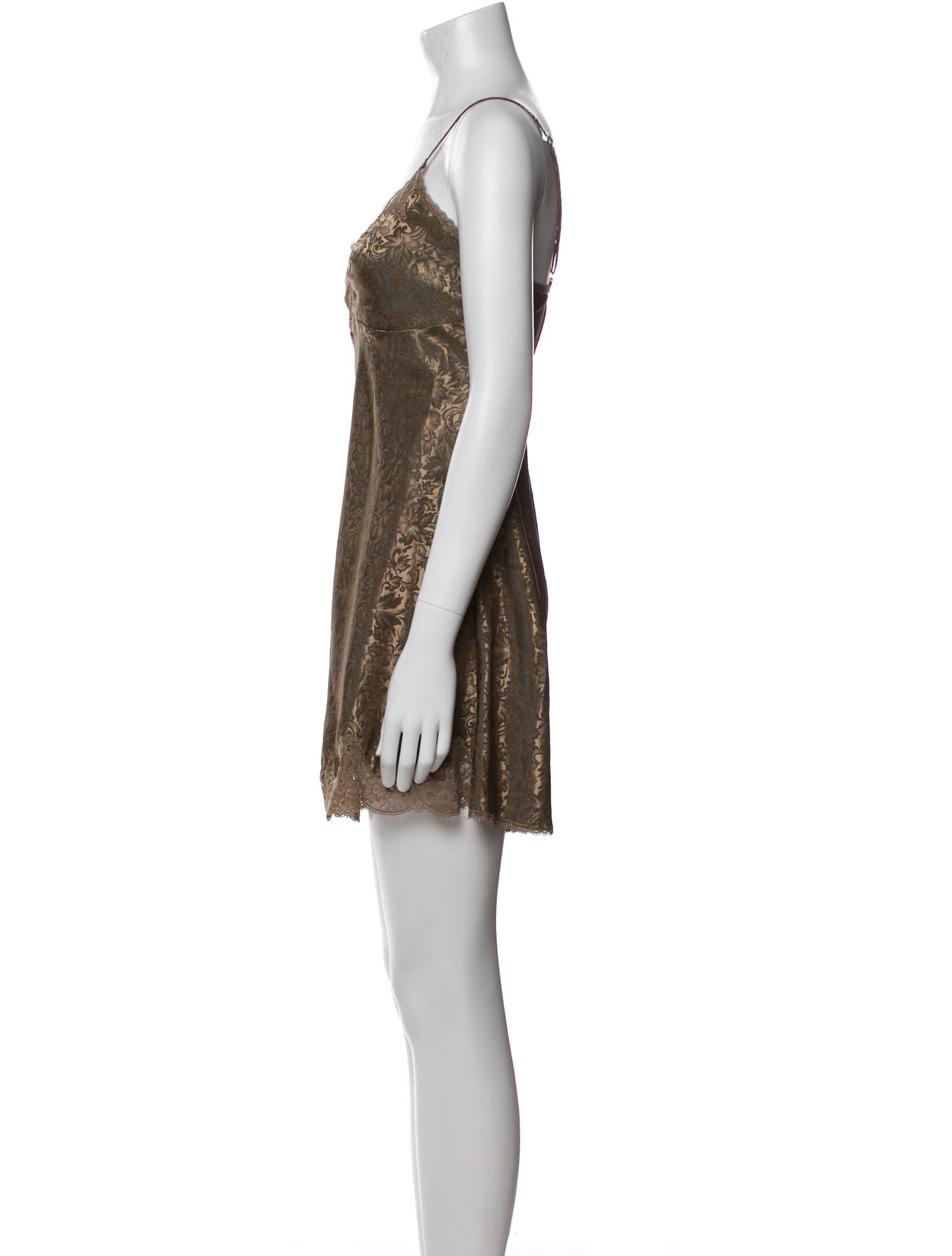 Christian Dior V-Neck Mini Dress