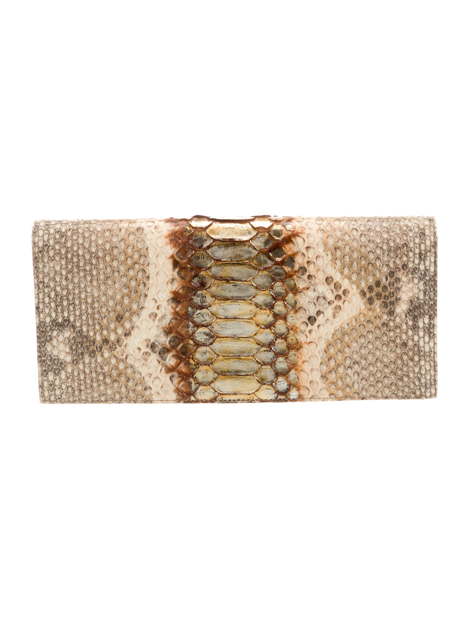 Christian Dior Python Python Lady Dior Clutch