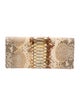 Christian Dior Python Python Lady Dior Clutch