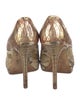 Christian Dior Embossed Leather Animal Print Pumps