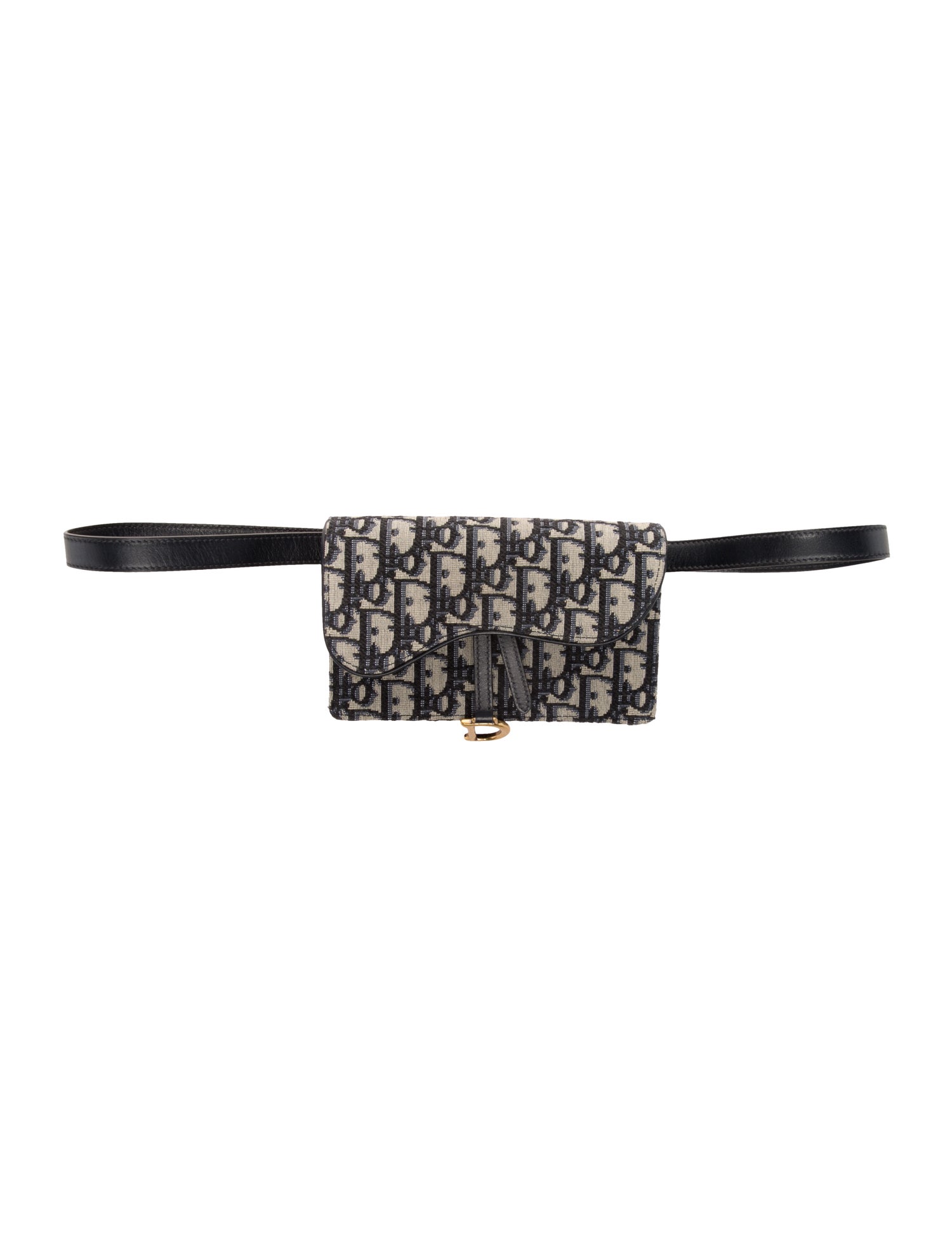 Christian Dior Canvas Saddle Belt Pouch