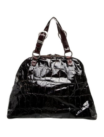 Christian Dior Patent Leather Gaucho Dome