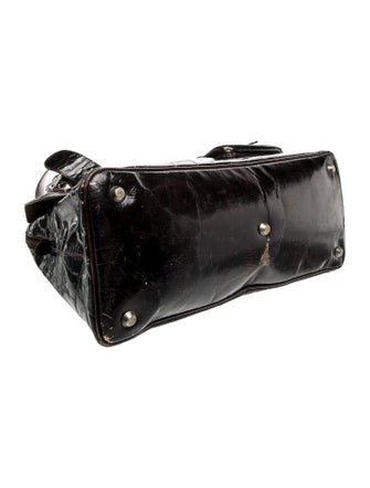 Christian Dior Patent Leather Gaucho Dome