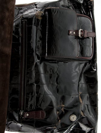 Christian Dior Patent Leather Gaucho Dome