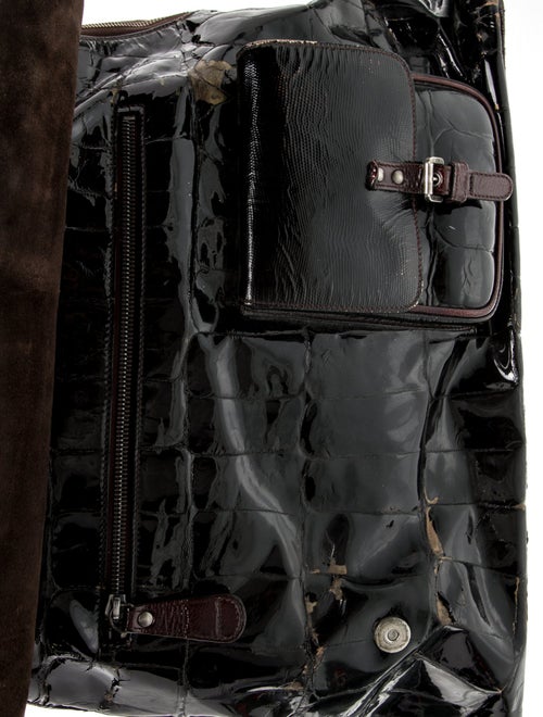 Christian Dior Patent Leather Gaucho Dome