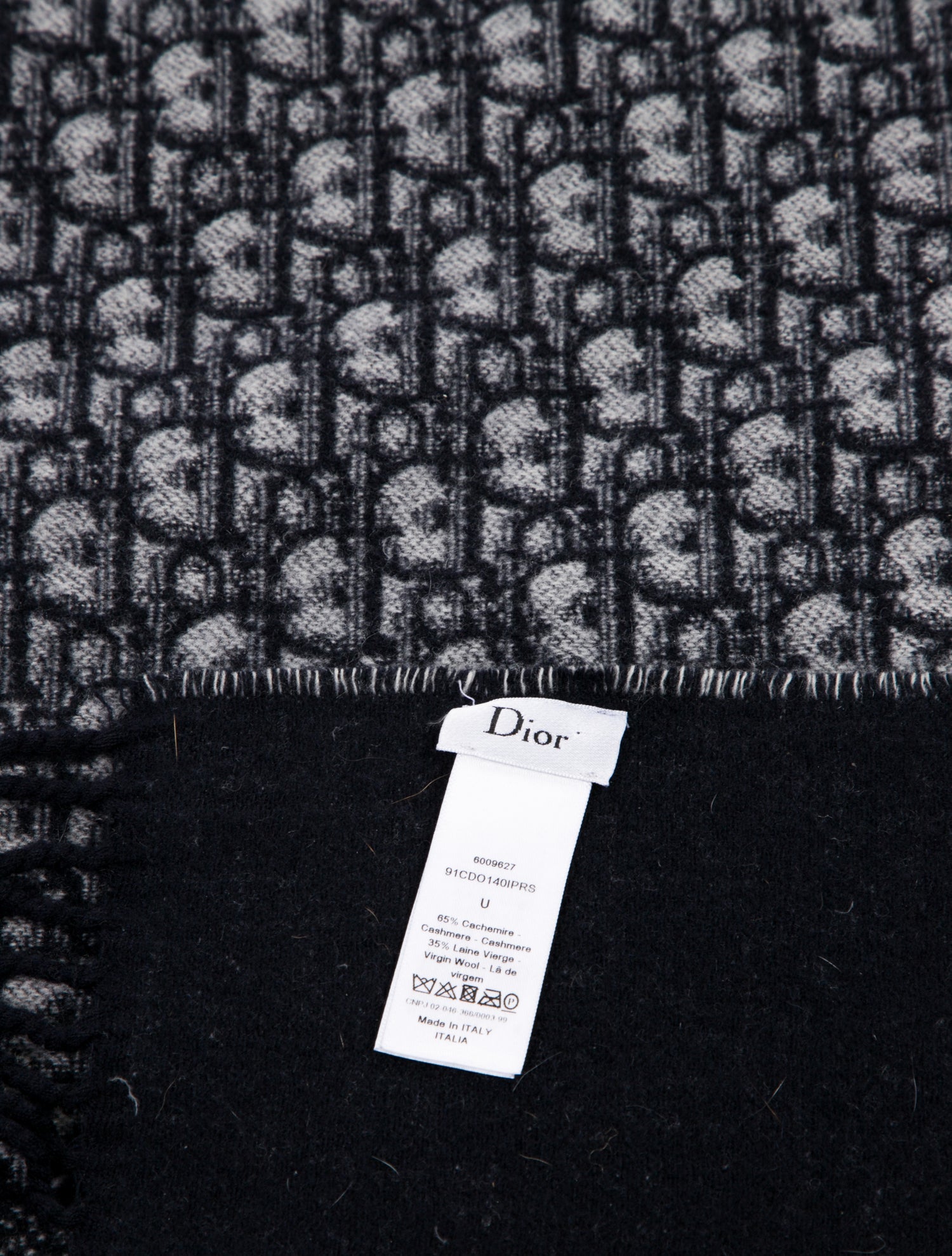 Christian Dior Oblique Throw Blanket