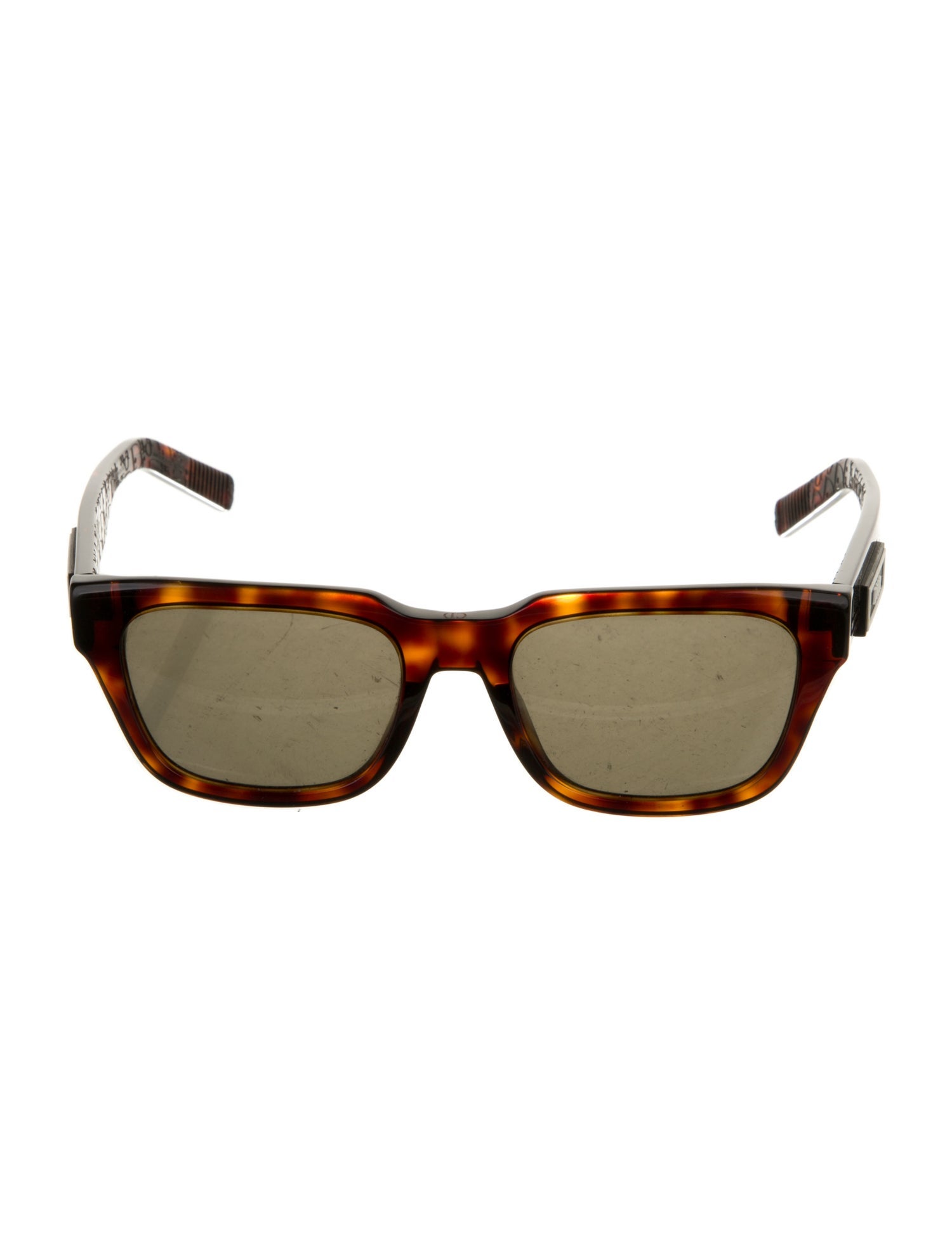 Christian Dior Cannage Pattern Square Sunglasses