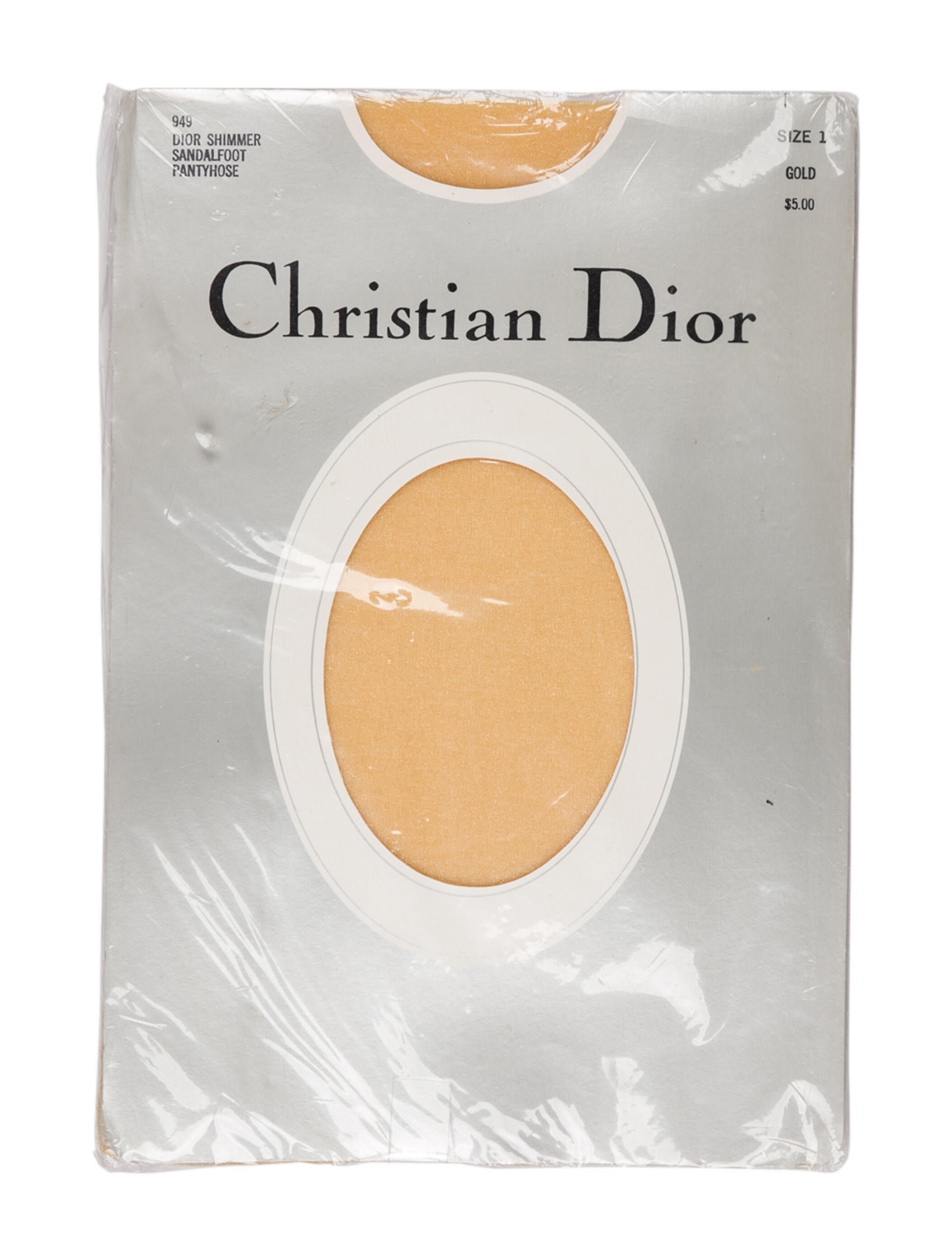 Christian Dior Solid Shimmer Pantyhose