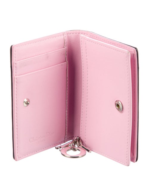 Christian Dior Cannage Pattern Leather Card Holder