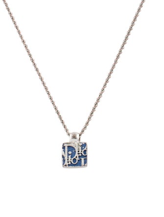 Christian Dior Vintage Crystal Pendant Necklace