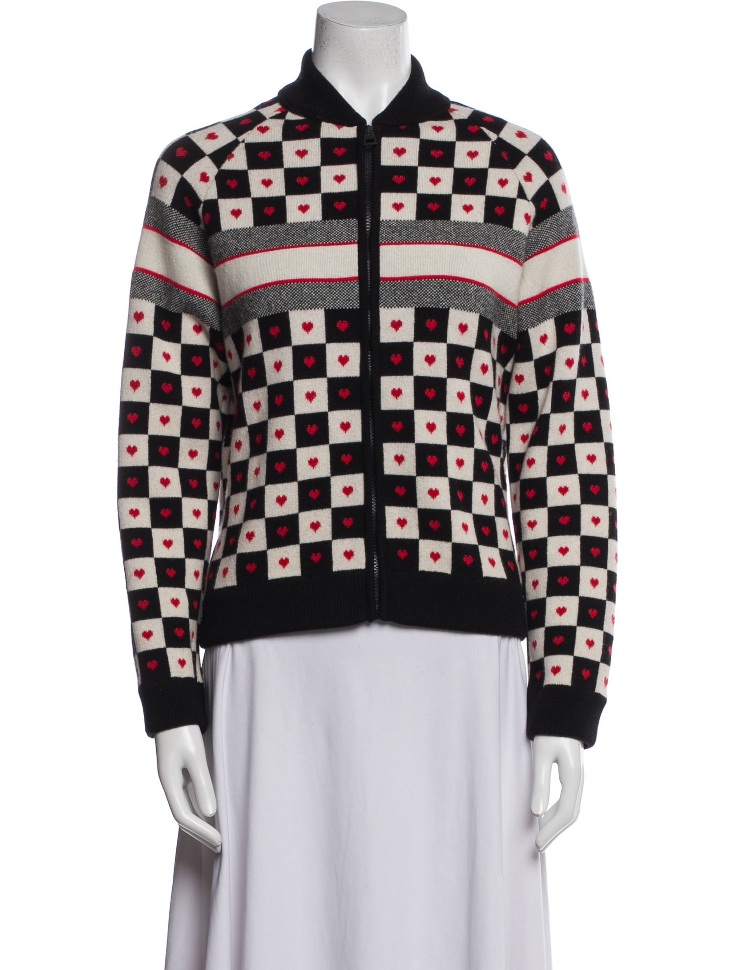 Christian Dior Cashmere Printed Bomber Jacket