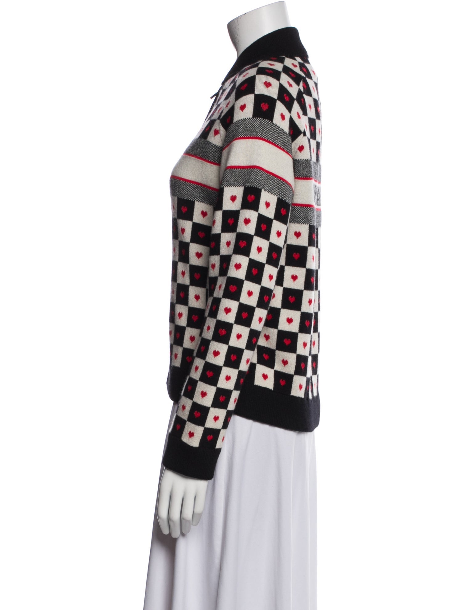 Christian Dior Cashmere Printed Bomber Jacket