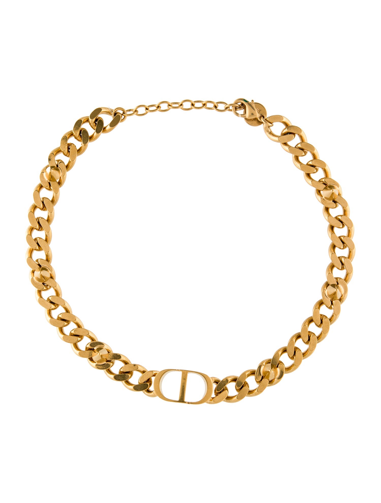 Christian Dior Spiked 30 Montaigne Choker Necklace