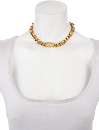 Christian Dior Spiked 30 Montaigne Choker Necklace