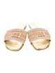 Christian Dior Leather Printed Slides