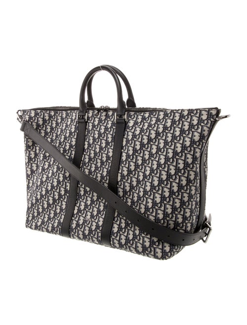 DIOR MEN Canvas Weekender Bag 40 2024