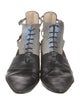 Christian Dior Leather Cutout Accent Oxfords