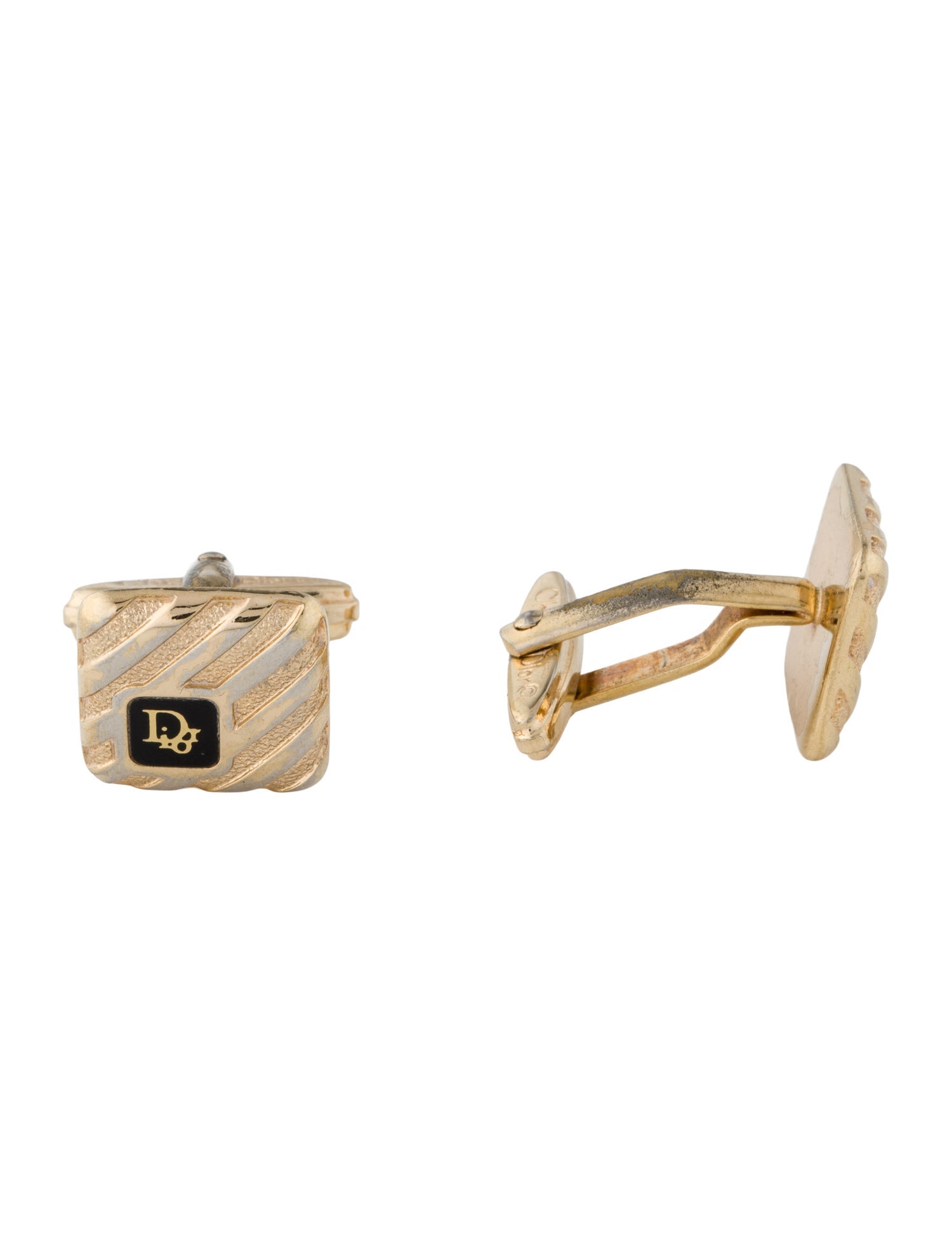 Christian Dior Vintage Resin Cufflinks
