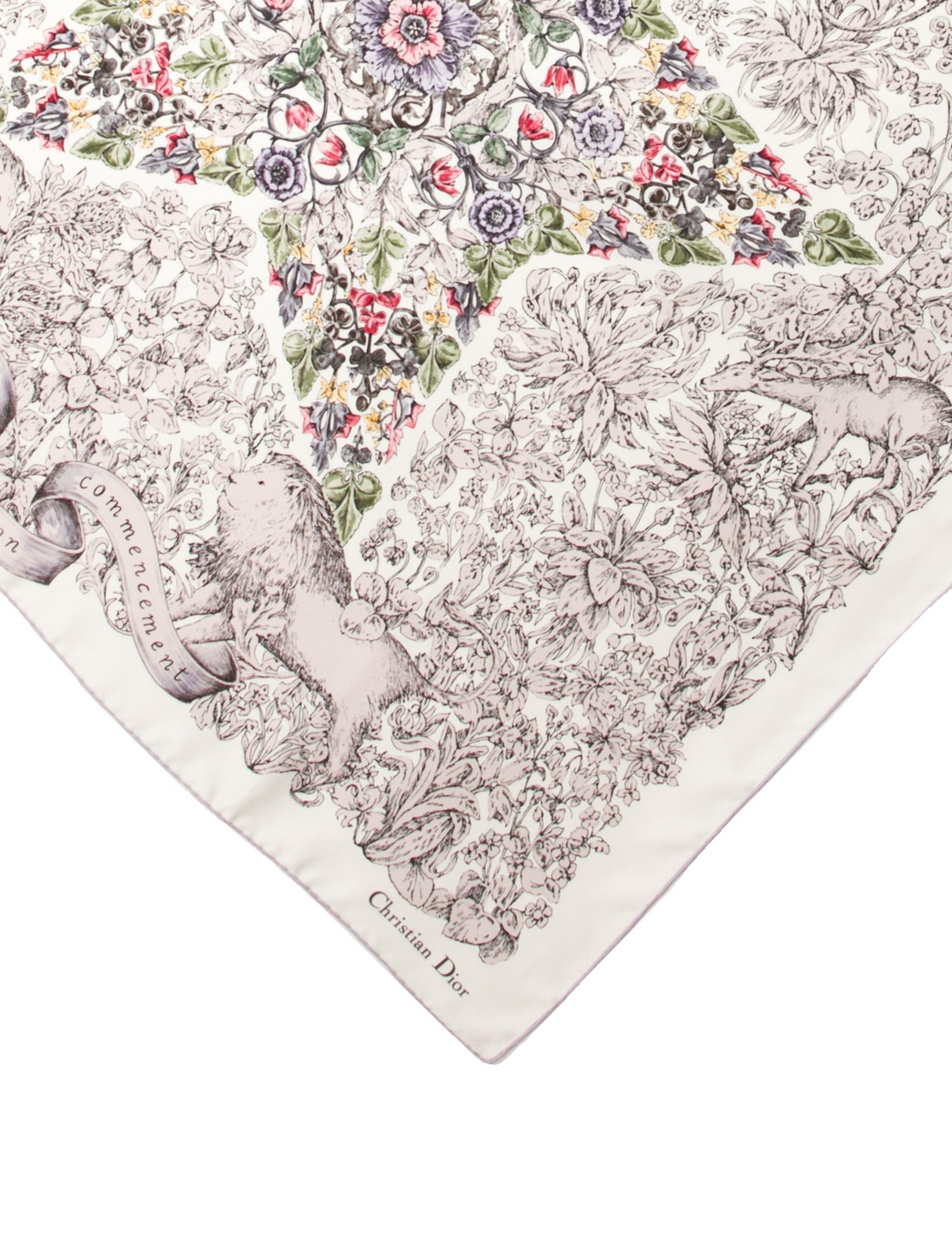 Christian Dior Silk Printed Scarf