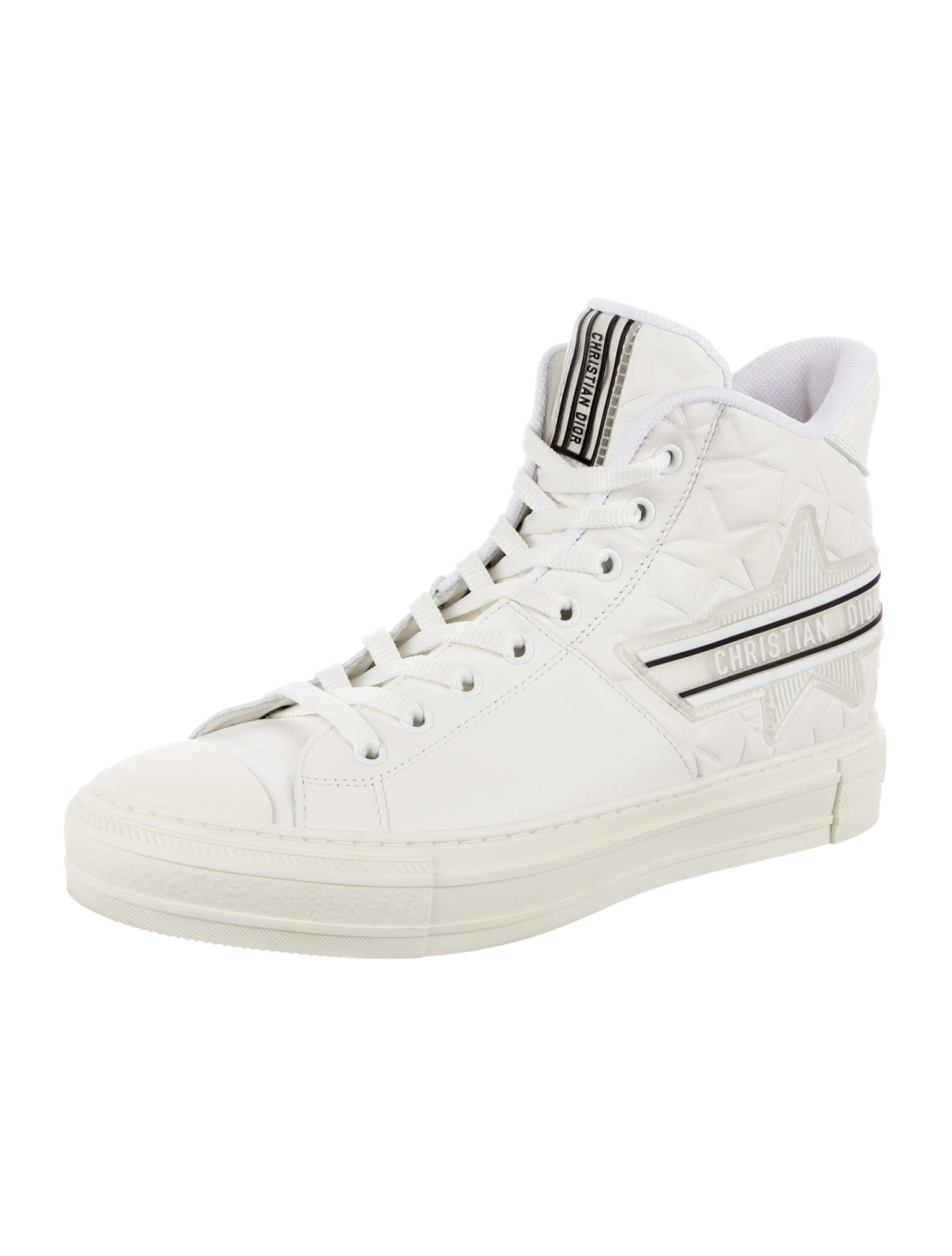 Christian Dior Leather Lace-Up Boots