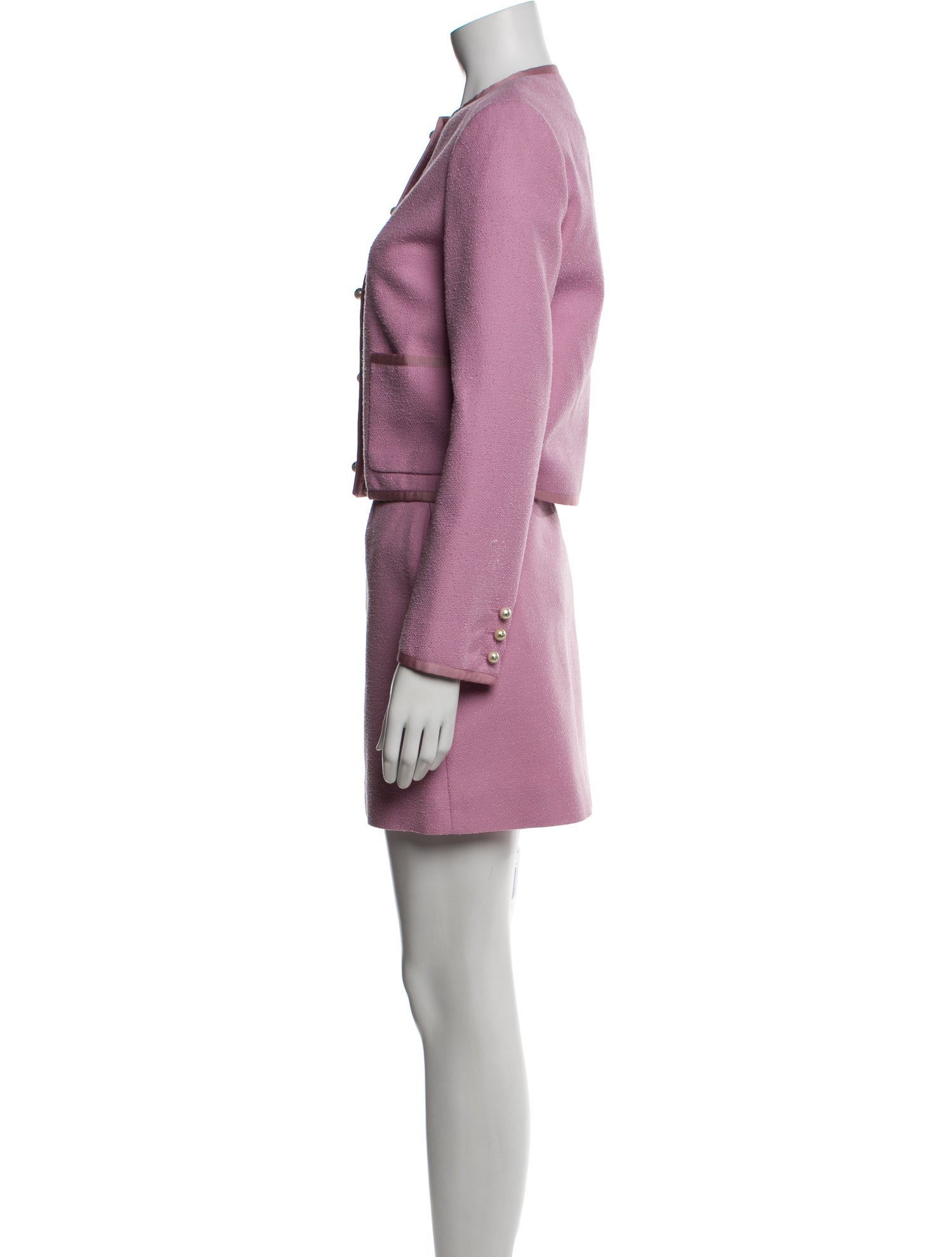 Christian Dior Virgin Wool Skirt Suit