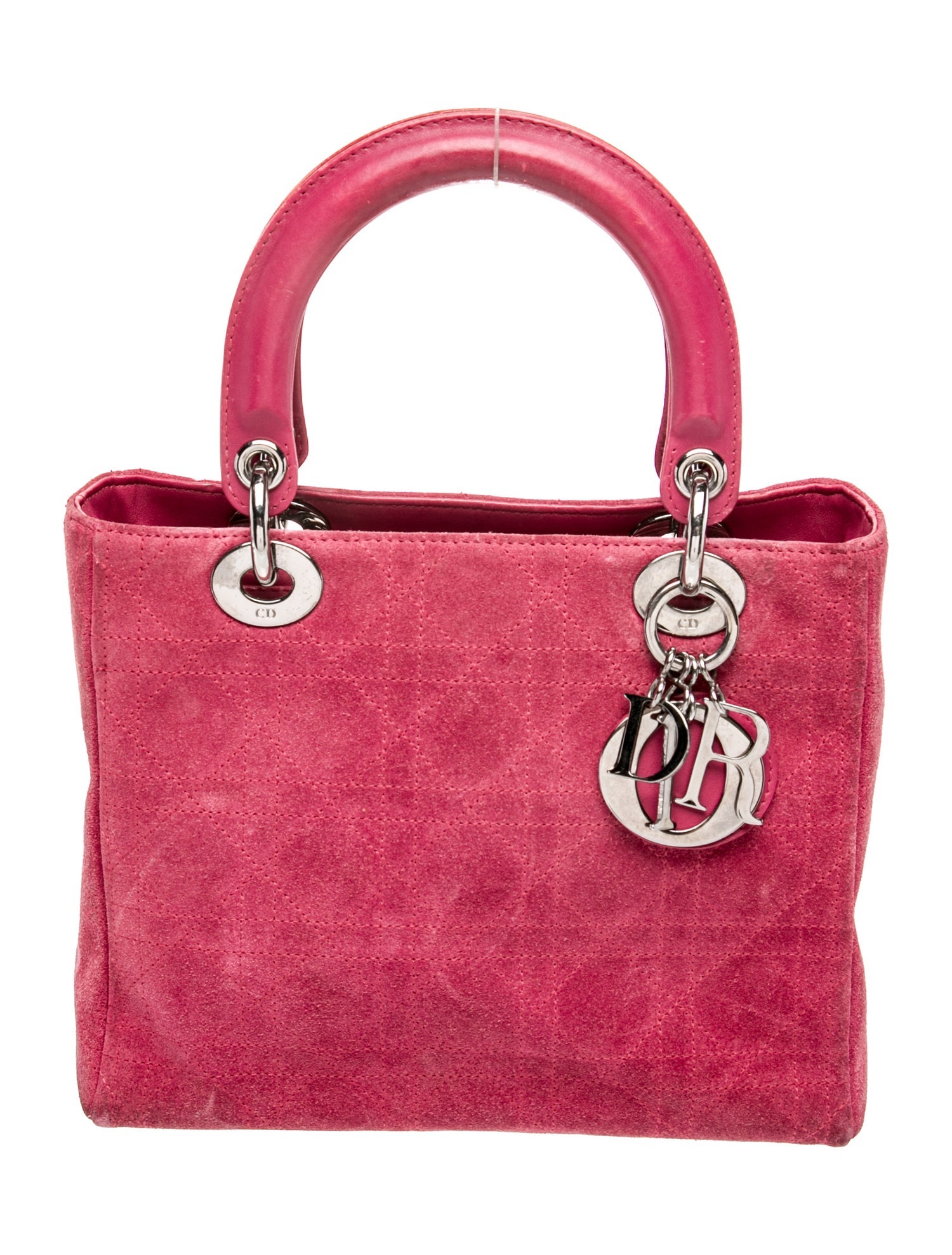 Christian Dior Suede Lady Dior Medium Vintage