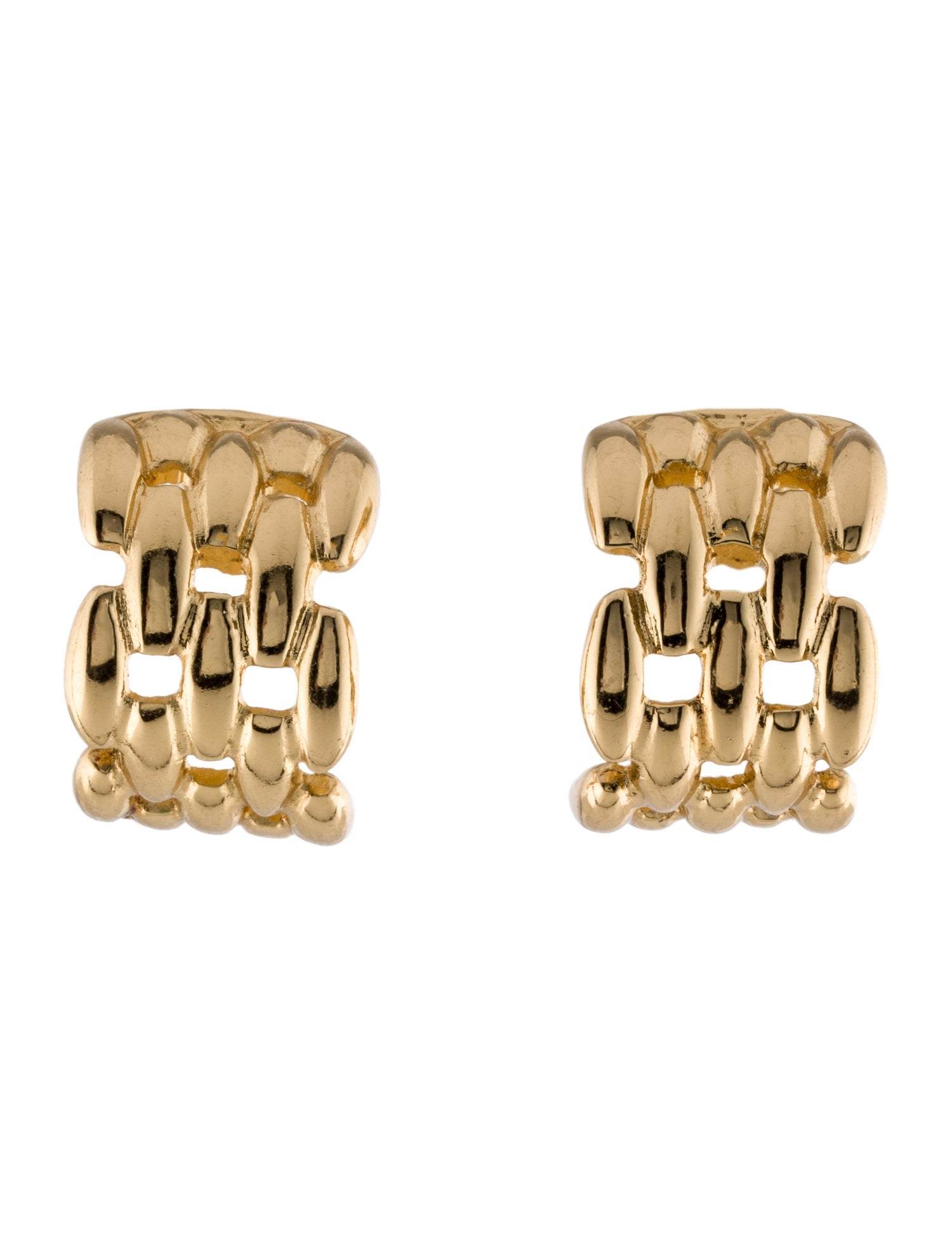 Christian Dior Vintage Chain Link Earrings