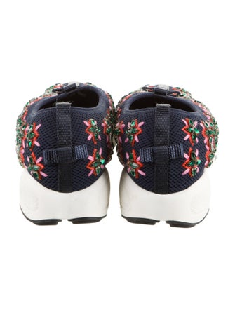 Christian Dior Mesh Crystal Embellishments Sneakers