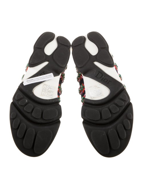 Christian Dior Mesh Crystal Embellishments Sneakers