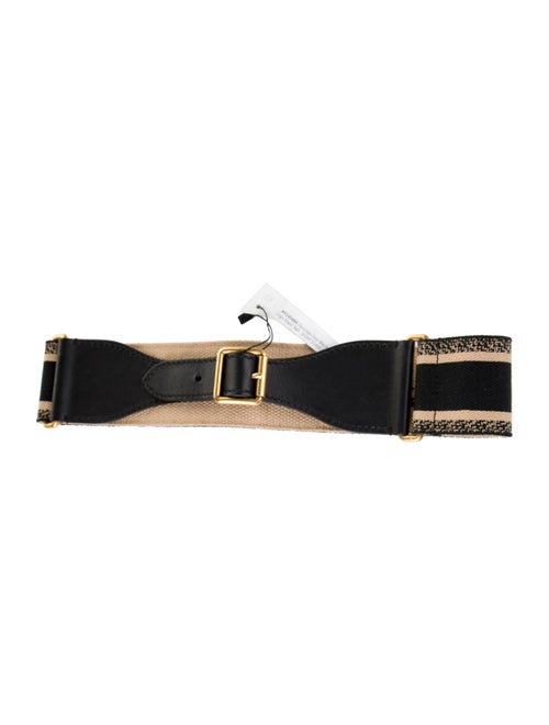Christian Dior Wide Canvas Waist Belt