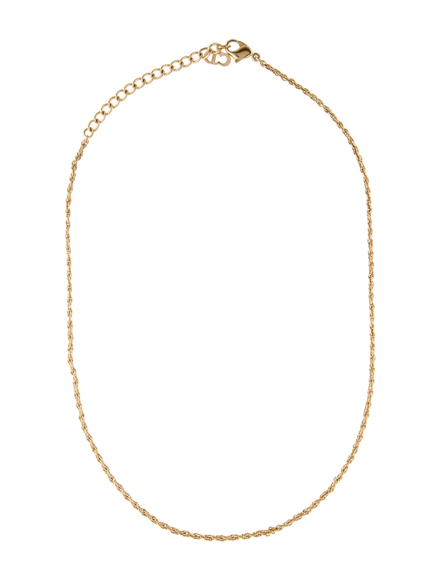 Christian Dior Vintage Chain Necklace