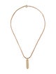 Christian Dior Vintage Crystal Bar Pendant Necklace