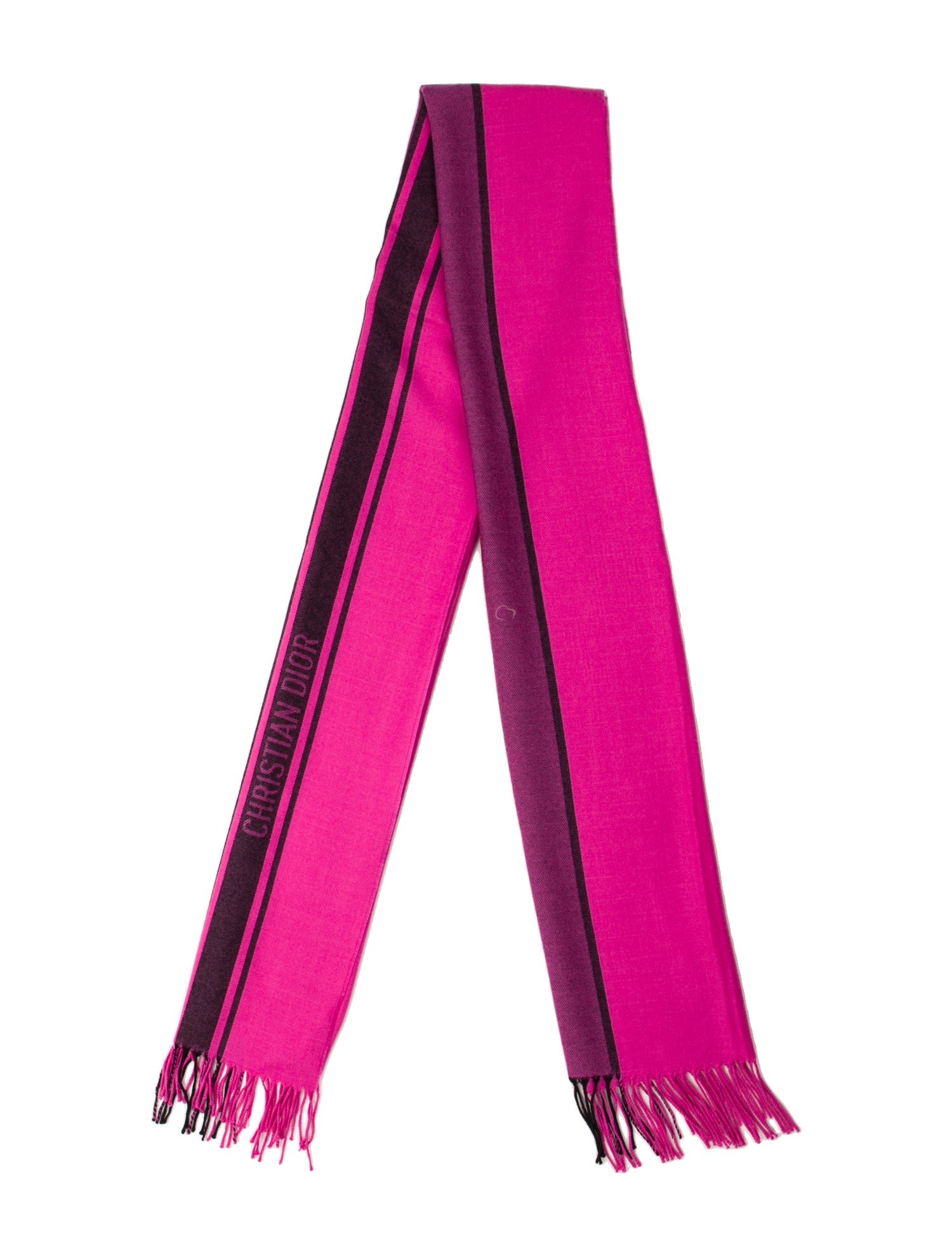 Christian Dior Virgin Wool Printed Scarf