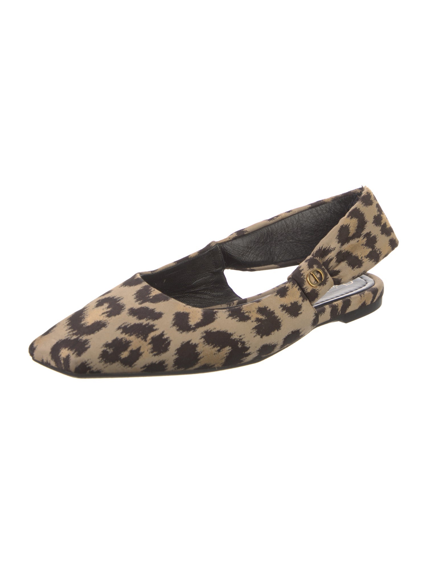 Christian Dior Printed Slingback Flats