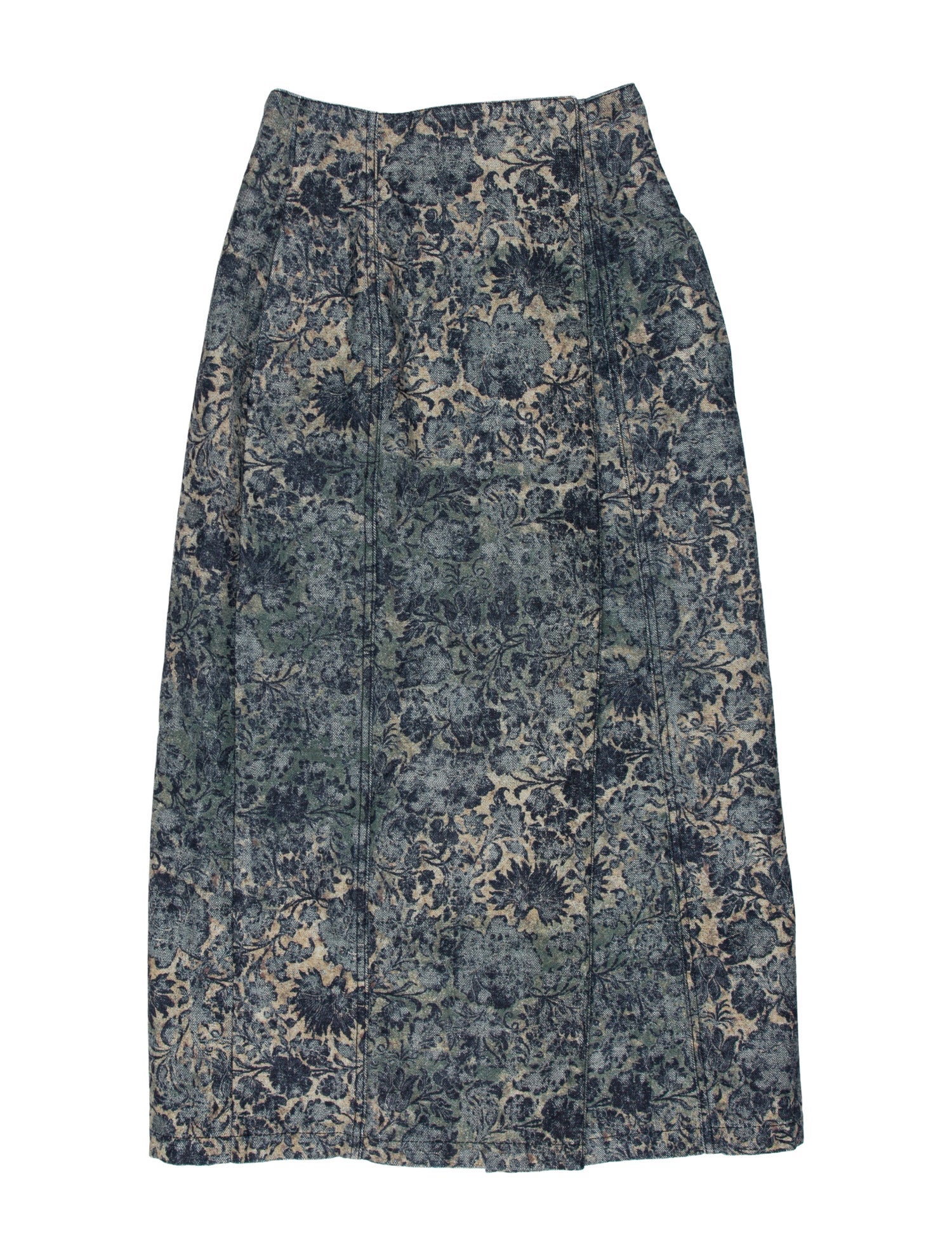 Christian Dior Floral Print Midi Length Skirt