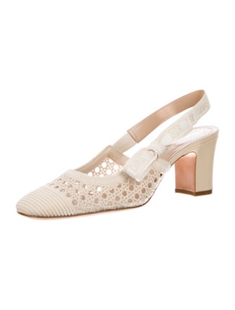 Christian Dior 2020 Cannage Pattern Slingback Pumps