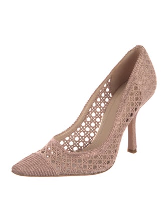 Christian Dior Cannage Pattern Pumps