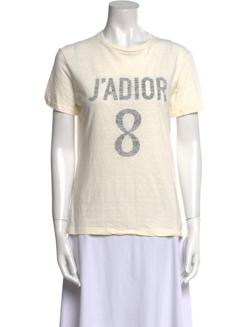 Christian Dior Graphic Print Crew Neck T-Shirt