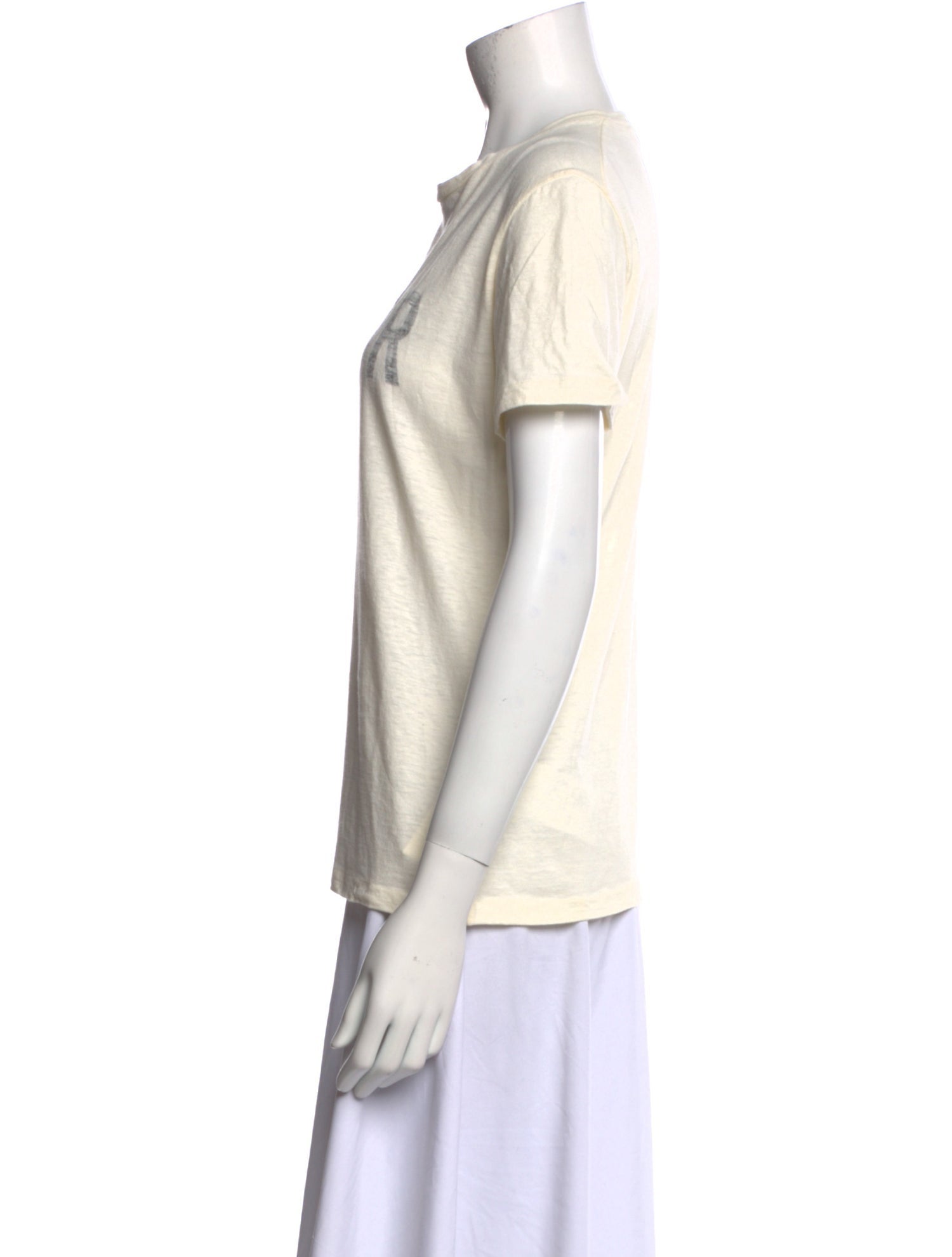 Christian Dior Graphic Print Crew Neck T-Shirt