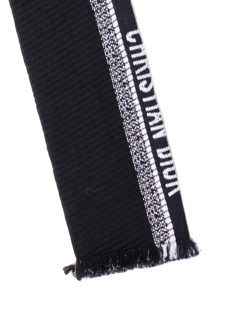 Christian Dior Wool Striped Scarf