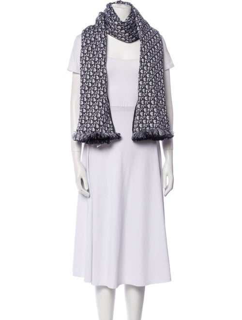 Christian Dior Wool Striped Scarf