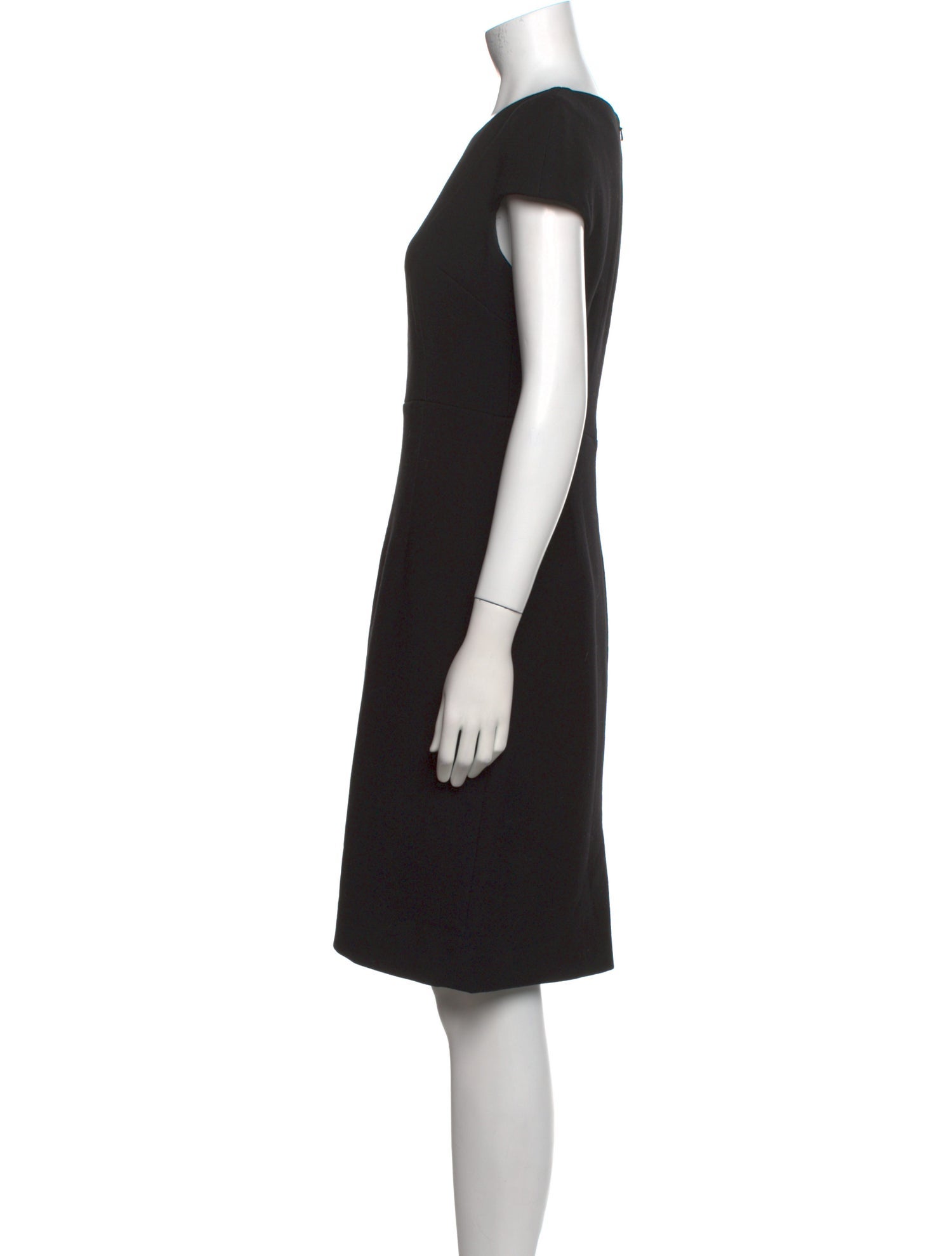 Christian Dior Virgin Wool Knee-Length Dress