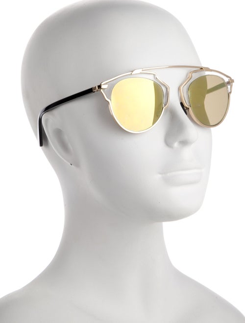 Christian Dior Round Mirrored Sunglasses