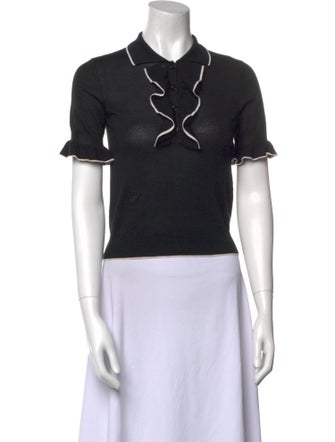 Christian Dior Cashmere Short Sleeve Polo