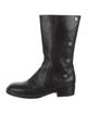 Christian Dior Leather Moto Boots