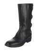 Christian Dior Leather Moto Boots