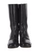 Christian Dior Leather Moto Boots