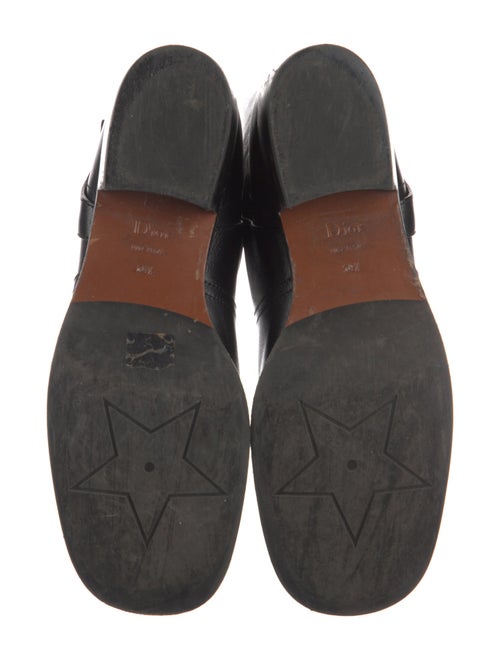Christian Dior Leather Moto Boots